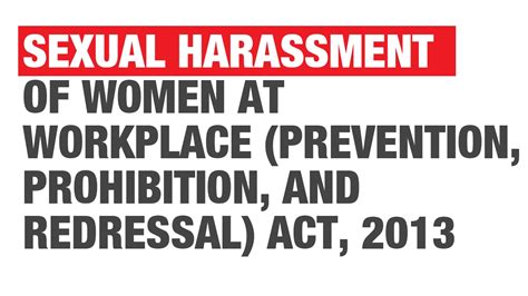 Laws For Women S Rights In India Sexual Harassment Of Women At Workplace Act 2013 [upsc Cse
