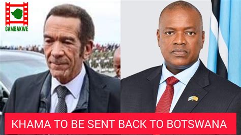 Ian Khama To Be Extradited To Botswana Gambakwe Media