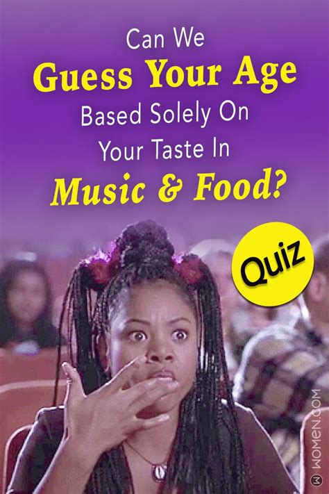 quiz can we guess your age based solely on your taste in music and food