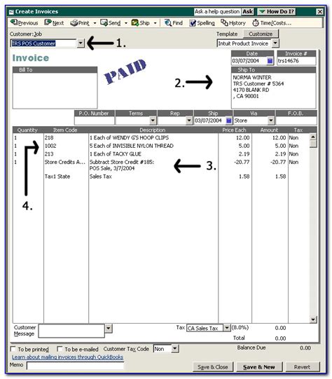 How To Edit Quickbooks Invoice Template