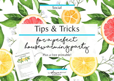 A housewarming party serves as the perfect opportunity to share your new digs with old friends, and it also gives you a chance to meet the neighbors while some families may find themselves ready after just a few weeks, others may wish to wait up to six months after the move to give themselves time to. Tips and Tricks for a Perfect Housewarming Party - ShowMe ...
