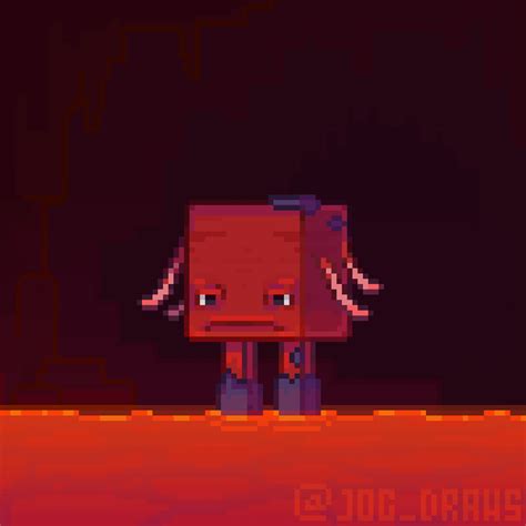 A Little Pixel Art Of A Strider I Did Earlier This Year I Hope Lava