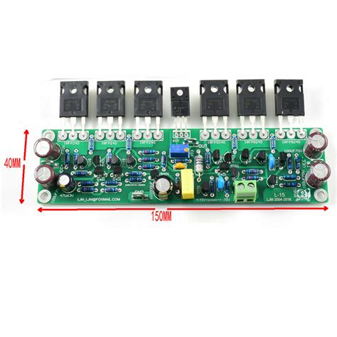 Pc L Fet Mono W W W Power Amplifier Board With Irfp