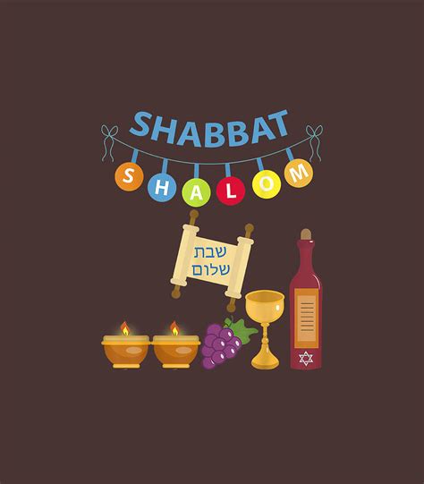 Shabbat Shalom Funny Jewish Digital Art By Tomasw Liv Fine Art America