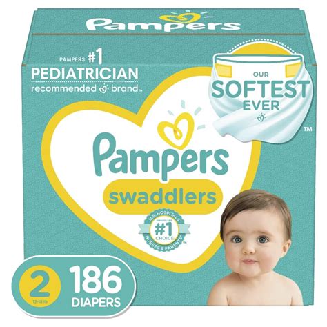 Pampers Swaddlers Nb 84 Count Diapers Max 79 Off