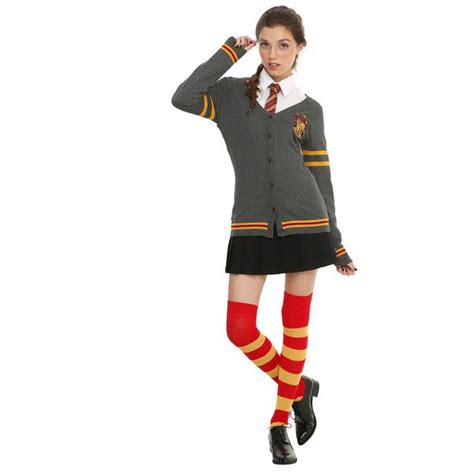 Wb Harry Potter Gryffindor Girls Cardigan £27 Liked On Polyvore