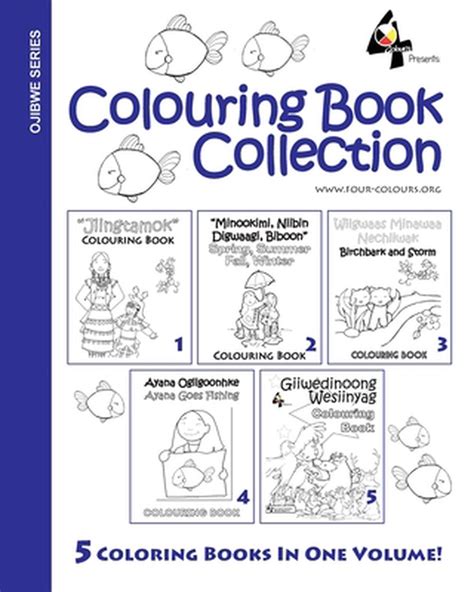 Ojibwe Colouring Book Collection Annishinaabemowin