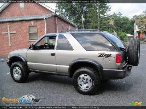 2002 Chevrolet Blazer Ls Zr2 4x4 Light Pewter Metallic Medium Gray