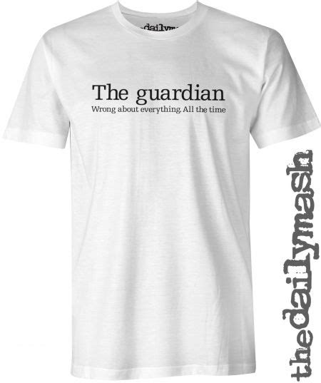 The Guardian T Shirt T Shirts From More T Vicar