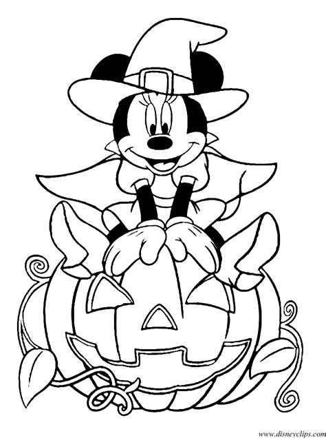 Disney Halloween Coloring Pages Printable