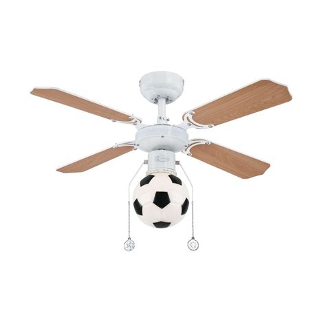 24 inch ceiling fan pull chain with decorative light bulb and fan cord (silver) 4.8 out of 5 stars 12,630. Ceiling Fan Portland Ambiance Football 90cm / 36" Ceiling ...