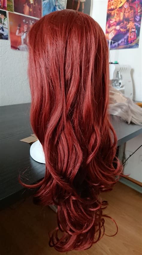Auburn Wavy Lace Front Synthetic Wig Lf Wig Is Fashion Synthetic