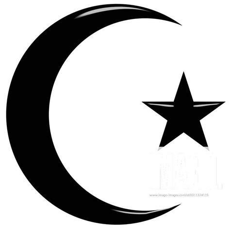3d Islamic Symbol Isolated In White 1019596 Islam Islamic Muslim Religion Crescent Star