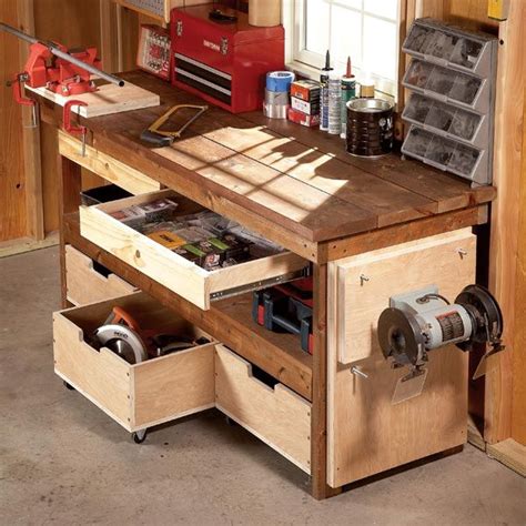 The Best Homemade Workbench With Drawers References Eco Most