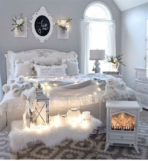 Glamouröse Schlafzimmerdekoration Im Winter Ideen Für Ein Elegantes