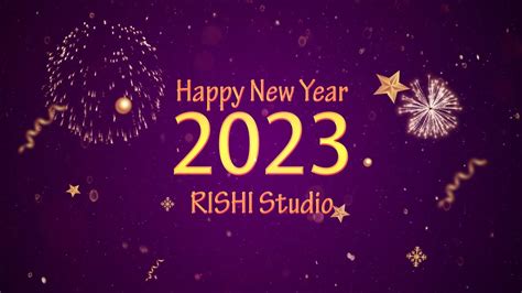 New Year 2023 Countdown Happy New Year Motion Graphics After Effect