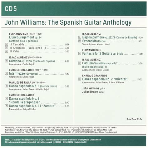 [fshare] John Williams Classical Guitar Album Collection [flac] Hdvietnam Hơn Cả đam Mê