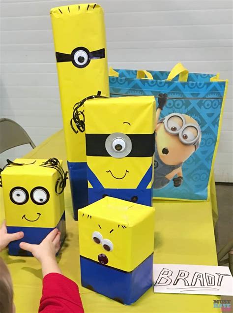 Maybe you would like to learn more about one of these? DIY Minion Gift Wrap Idea - Must Have Mom