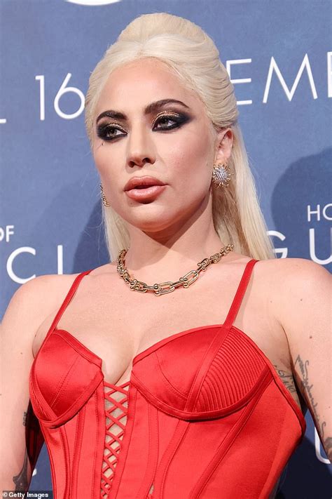 Lady Gaga Sets Pulses Racing In A Sizzling Red Gown With A Daring Thigh