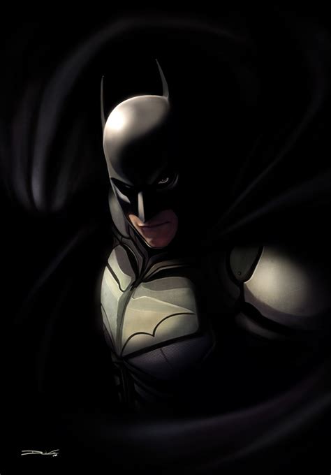 Comics Forever The Dark Knight Batman Painted Artwork