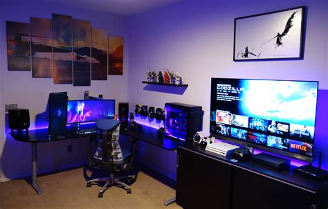 Impressively Best Desk For Console Gaming Game Room
