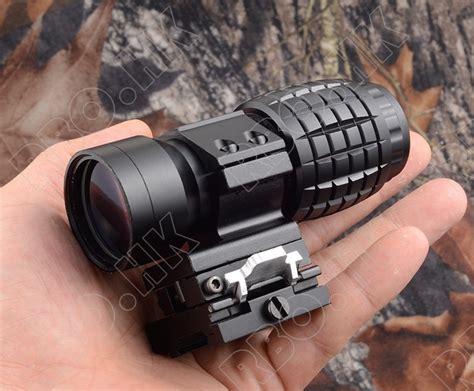 Tactical Red Dot Sight Scope 3x Magnifier Compact Tactical Sight With