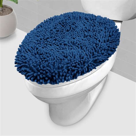 Luxurux Toilet Lid Cover Elongated Blue