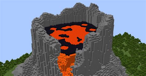 Volcano Erupting Minecraft Project