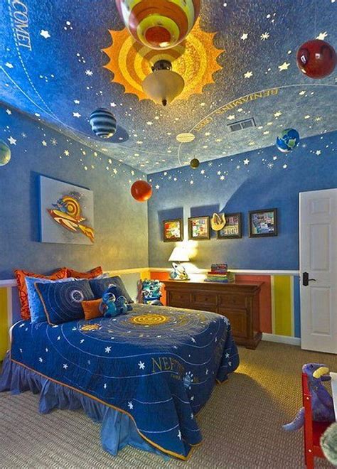 It isn't totally finished but i just couldn't wait to share how. 15 Fun Space Themed Bedrooms for Boys - Rilane