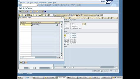 4 How To Create An Info Cube In Sap Bibw Youtube