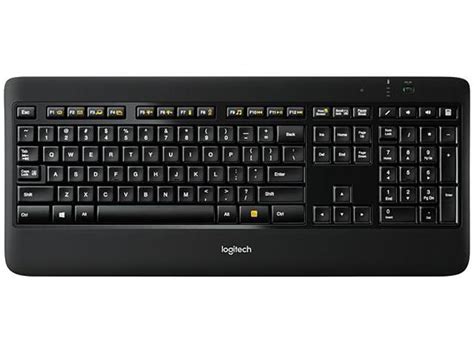 Logitech K800 Black Rf Wireless Illuminated Keyboard French Newegg Ca