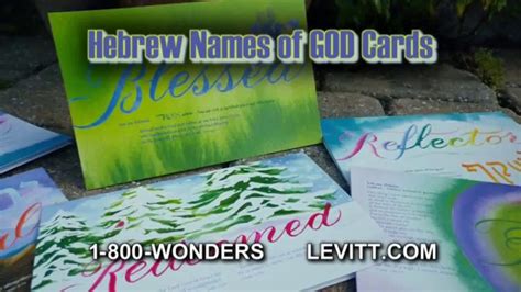 Zola Levitt Ministries Tv Spot Hebrew Names Of God Cards Ispot Tv