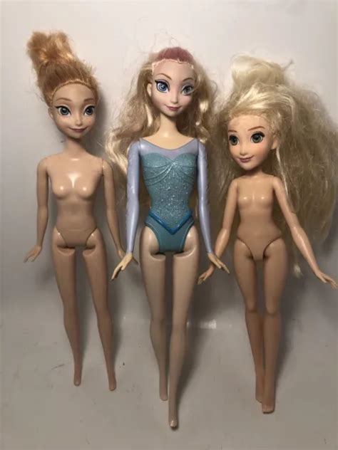 Disney Princess Dolls Lot Of Anna Elsa Tangled Frozen Rapunzel Mattel Hasbro Picclick