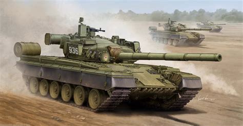 T 80b Soviet Mbt 1980s Military Art War Tank Military Artwork