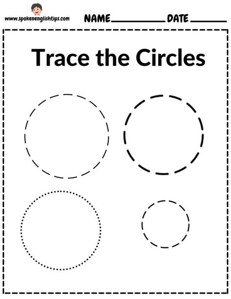 Circle Worksheets For Preschool Free Printable Tracing Circles Free