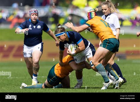 Scotlands Rachel Malcolm In Action During The Womens Rugby World Cup
