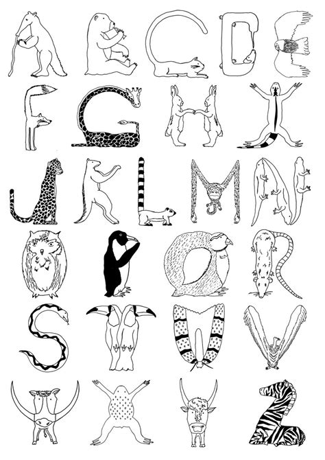 Animal Alphabet By Briatore On Deviantart