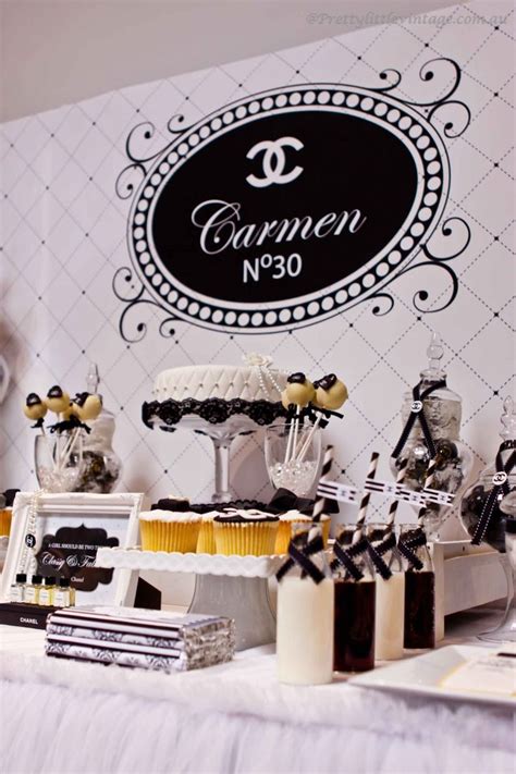 This baby shower is simply adorable! Southern Blue Celebrations: Coco Chanel Party Ideas