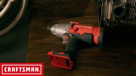 Craftsman V20 Impact Wrench Kit With Inflator Cmcf900m1 And Cmce520b