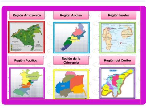 Puzzle De Colombia Regiones Naturales Rompecabezas De