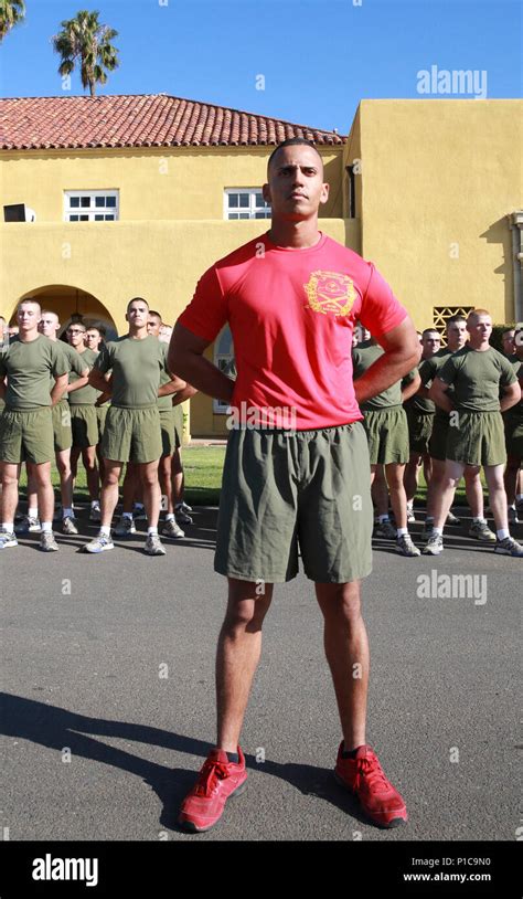 A Drill Instructor From Bravo Company 1st Recruit Training Battalion