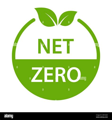 Net Zero Carbon Footprint Icon Vector Emissions Free No Atmosphere