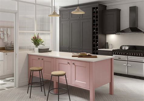 Pink And Grey Kitchen Pink Kitchen Ideas Masterclass Kitchens