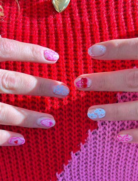 50 Best Summer Nails To Try In 2023 Pick N Mix Cherry And Floral Nails