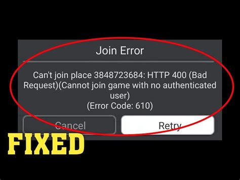 What Is Error Code 610 In Roblox And How To Fix It