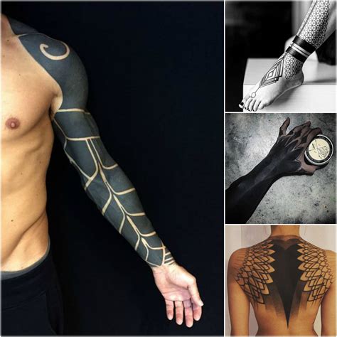 Tendencias De Tatuaje Black Out Tattoos Timeless Tattoo Blackout Tattoo