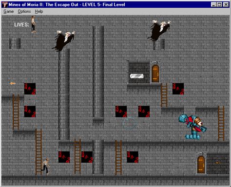 Tolkien Computer Games Mines Of Moria Ii The Escape Out