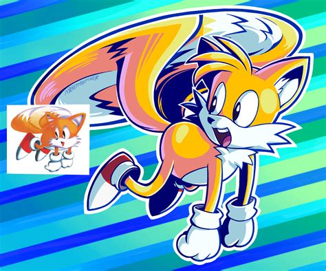 Tails Redraw I Found Some Rare Classic Tails Art And Wanted To Redraw