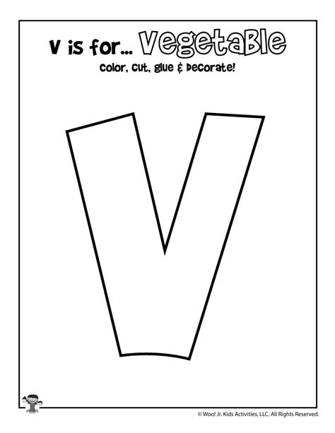 47 Printable Letter V Craft Template Pictures Letter Template