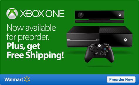 Walmart Accepting Xbox One Pre Orders Free Shipping Take Five A Day